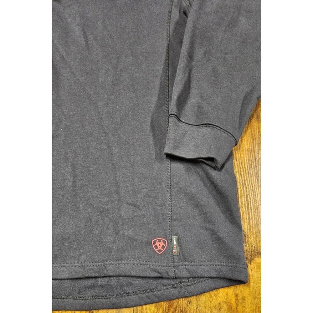 ARIAT CAT2 FR 1/4 Zip Sweatshirt Mens 3XL Tall Blue UL Certified Pullover NWT - Picture 2 of 7